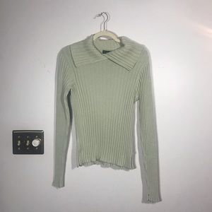 Banana Republic Sweaters - BANANA REPUBLIC Light Green Ribbed Sweater, size M Banana Republic Sweaters - BANANA REPUBLIC Light Green Ribbed Sweater, size M